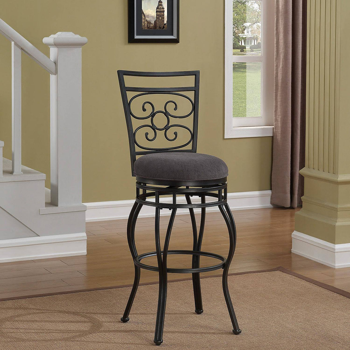 Black Counter Stool X814391
