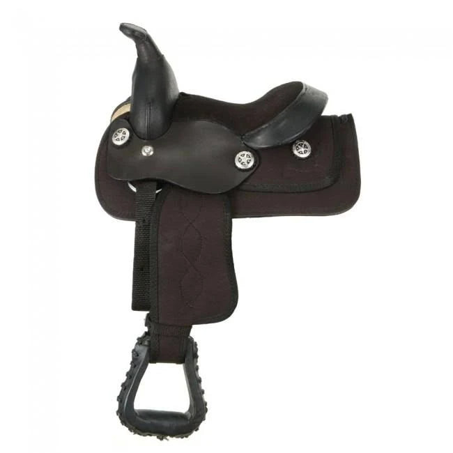 Purple Miniature Western Saddle J6804
