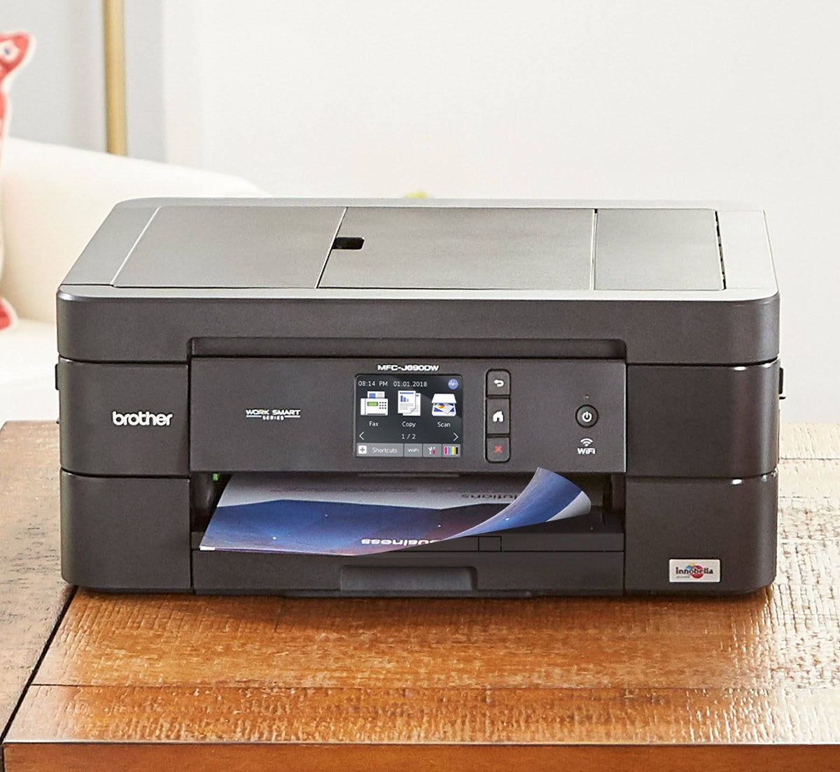Black Wireless All-in-One Inkjet Printer X216837