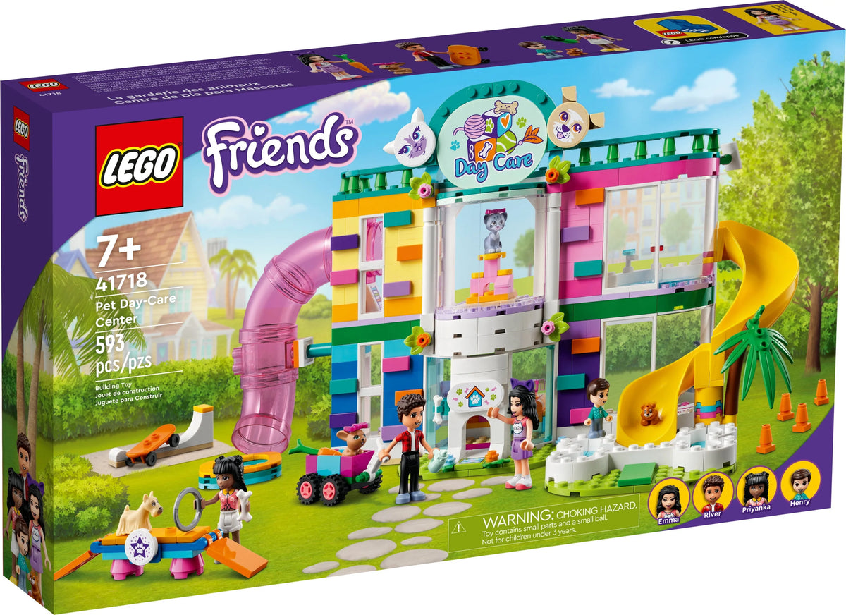 Pet Day-Care Center Animal Set with Doggy Figure & 3 Mini Dolls F880