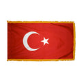 3ft. x 5ft. Turkey Flag with Side Pole Sleeve and Fringe R7716