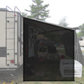 9' 6'' X 7' 6'' Black Mesh RV Awning Sun Shade Screen U65760