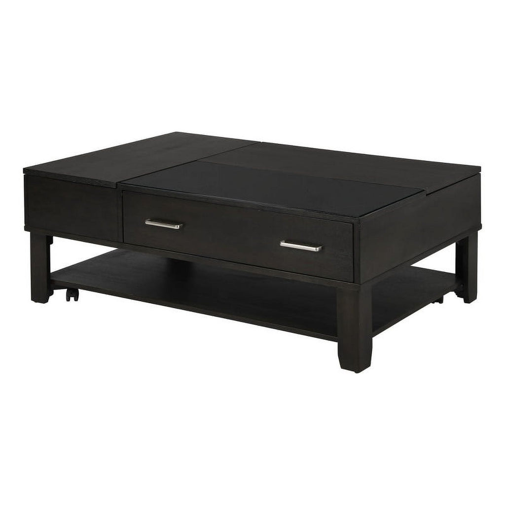 2-Piece Set with Reversible Sleeper Sofa and Coffee Table in Gray W895806