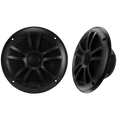 6.5 Dual Cone Marine Full Range Speakers - Black N8719
