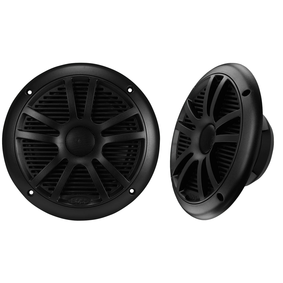 6.5 Dual Cone Marine Full Range Speakers - Black N8719