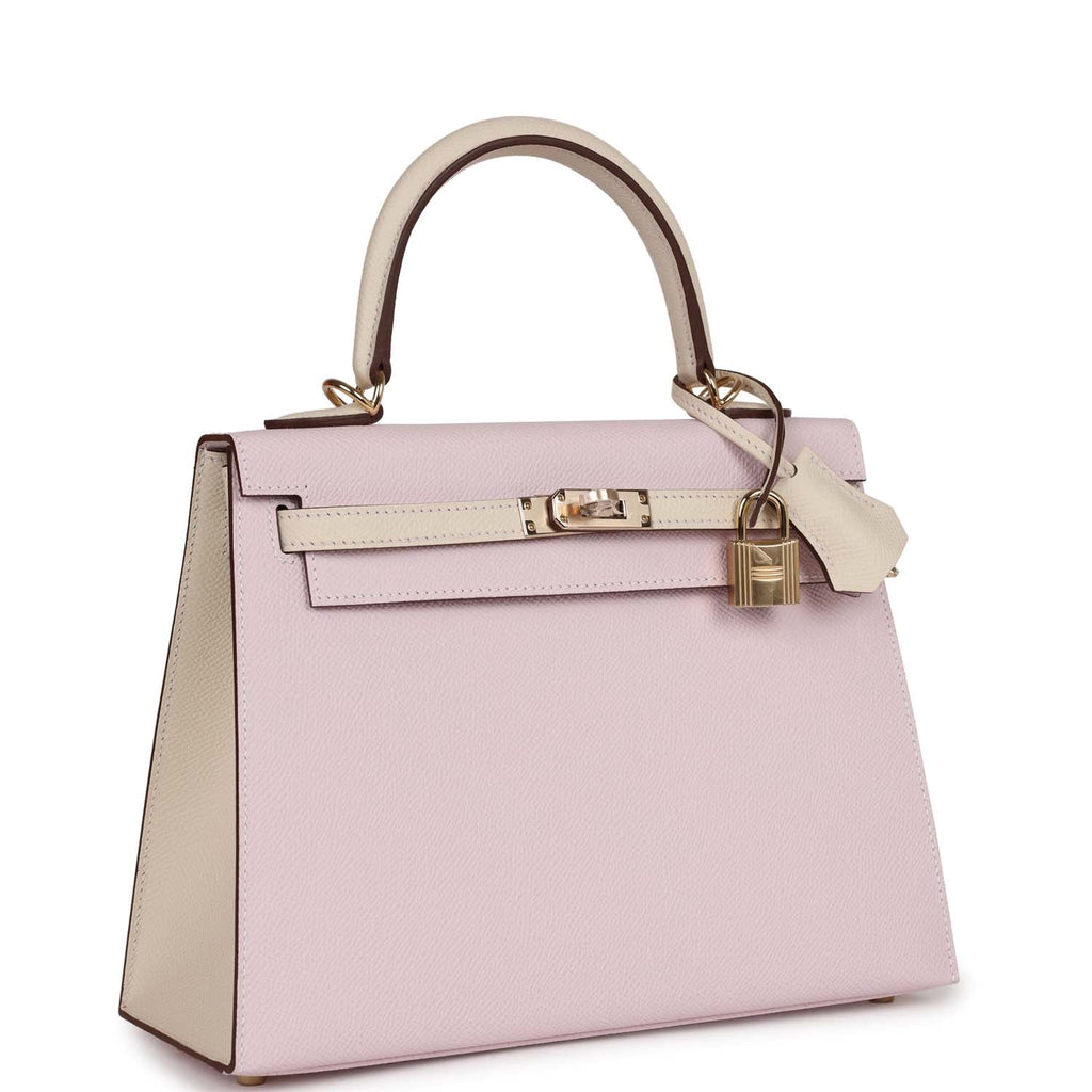 Mauve Pale and Craie Epsom 25 Kelly Sellier H984