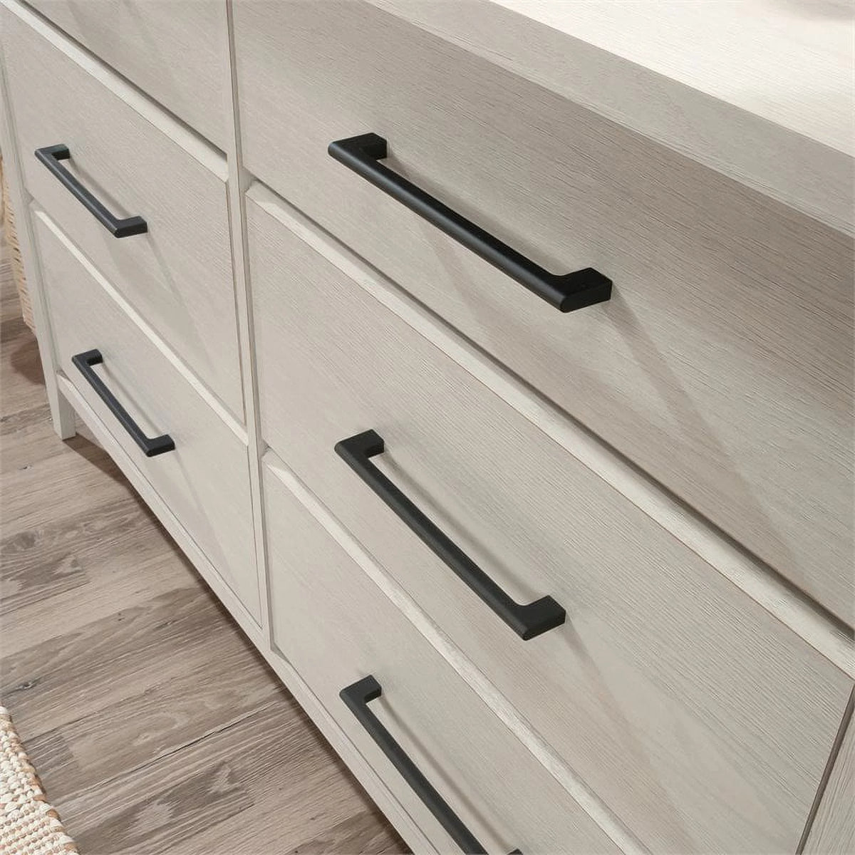 6 Drawers Oak Engineered Wood Dresser O467