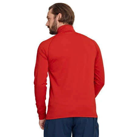 Red Recycled Polyester Midlayer H64111
