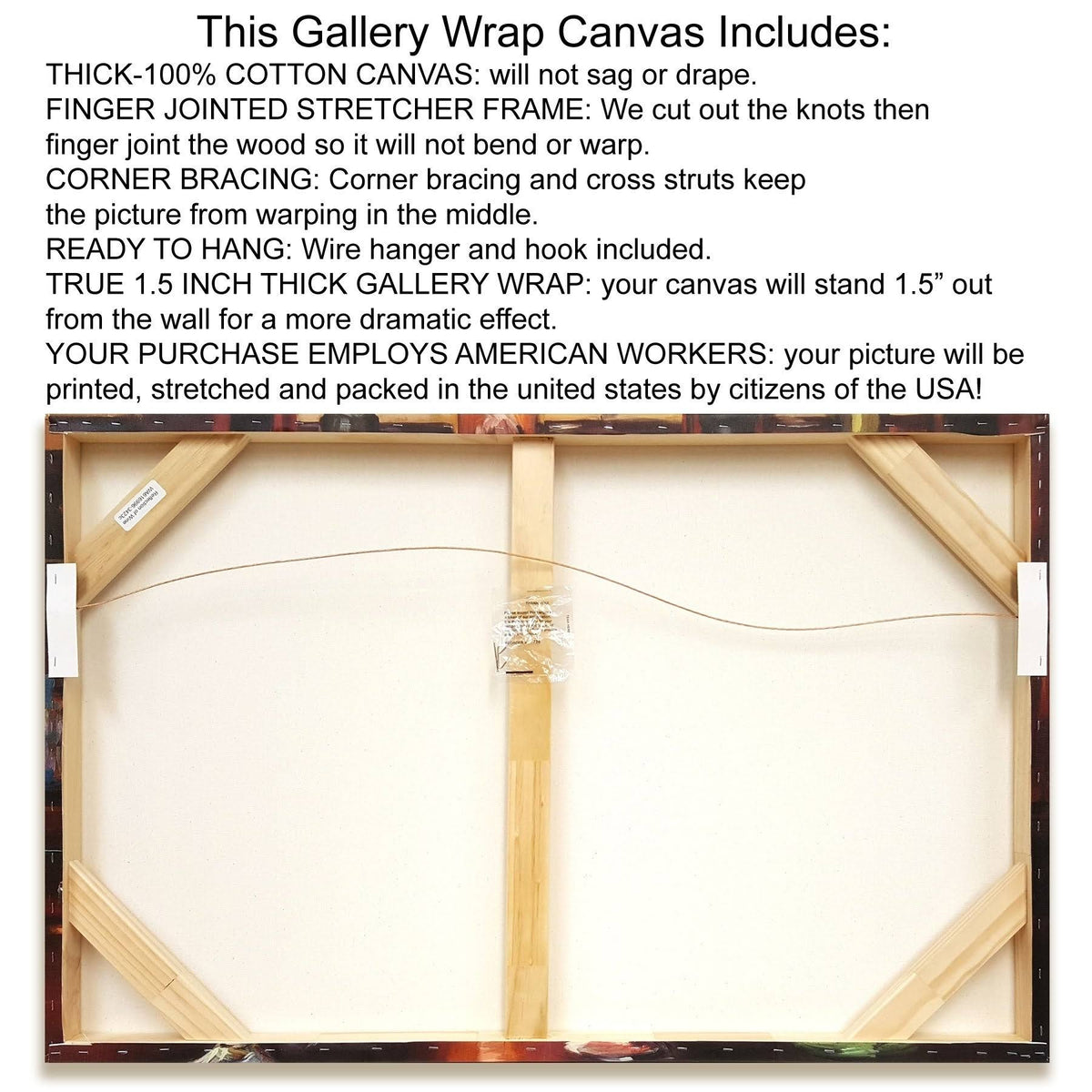 Painting Print on Wrapped Canvas Z8125