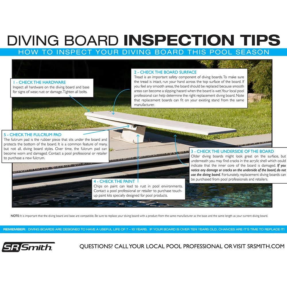 8 foot Marine Blue Diving Board P447688