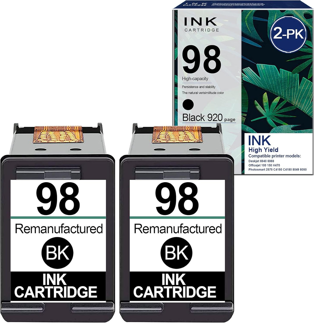 Black 2 Pack Ink Cartridge O156973