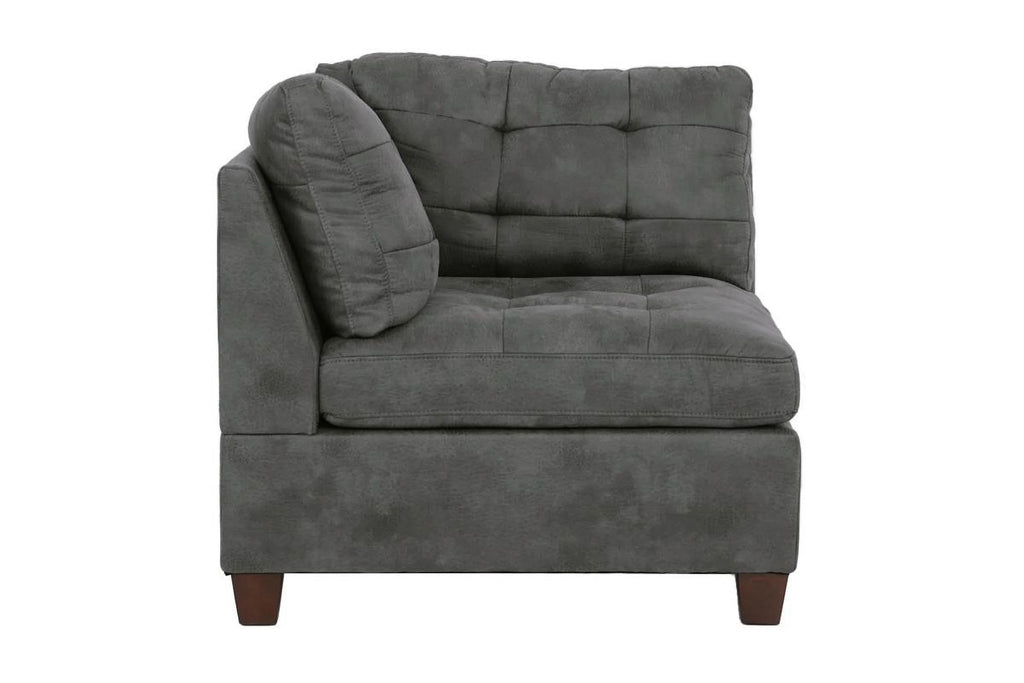 Antique Grey 6Pc Leatherette Modular Sofa Set O2467