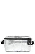 Metallic Silver Belt Bag I5828
