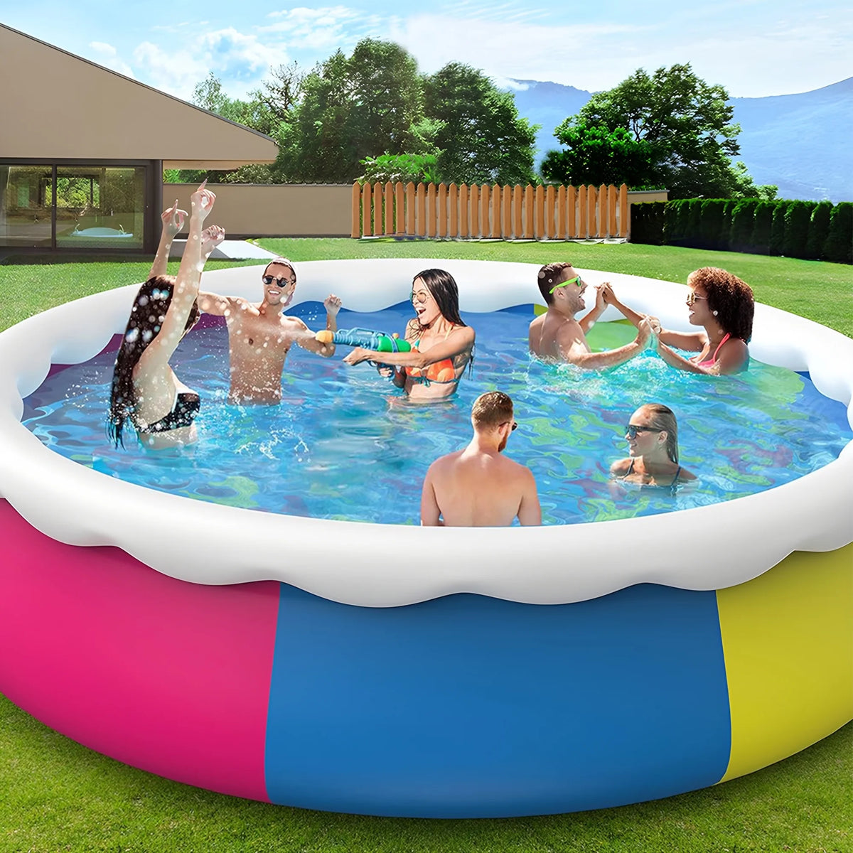 Inflatable Swimming Pool 15' x 36 E738