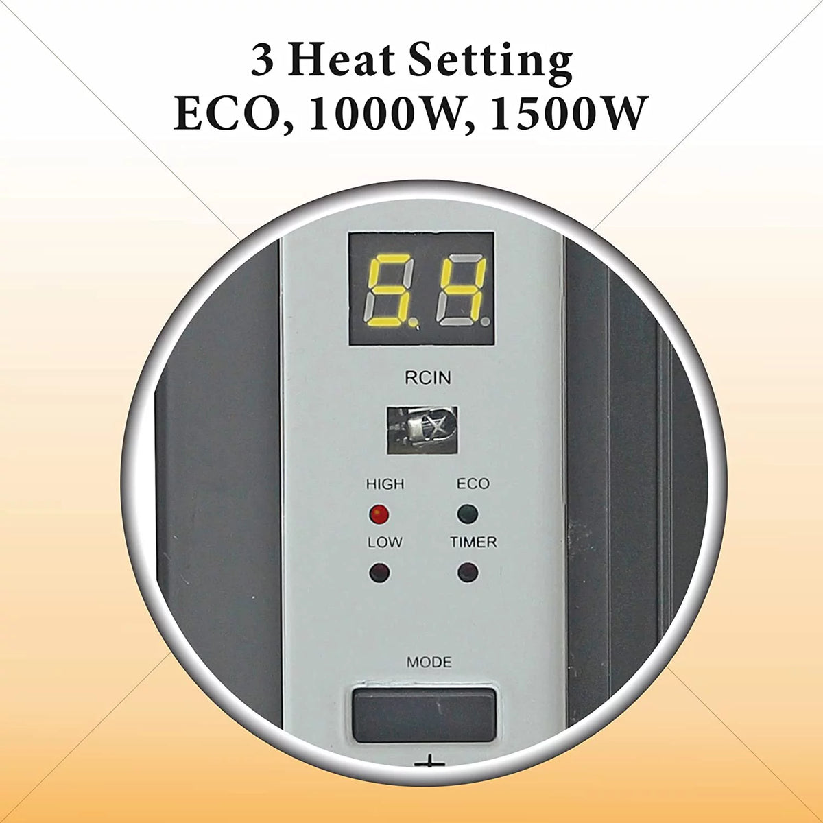 Electric Infrared Quartz Space Heater with Remote O215