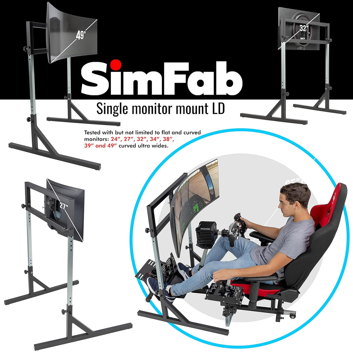 Monitor Mount Floor Stand with VESA Mount O37887