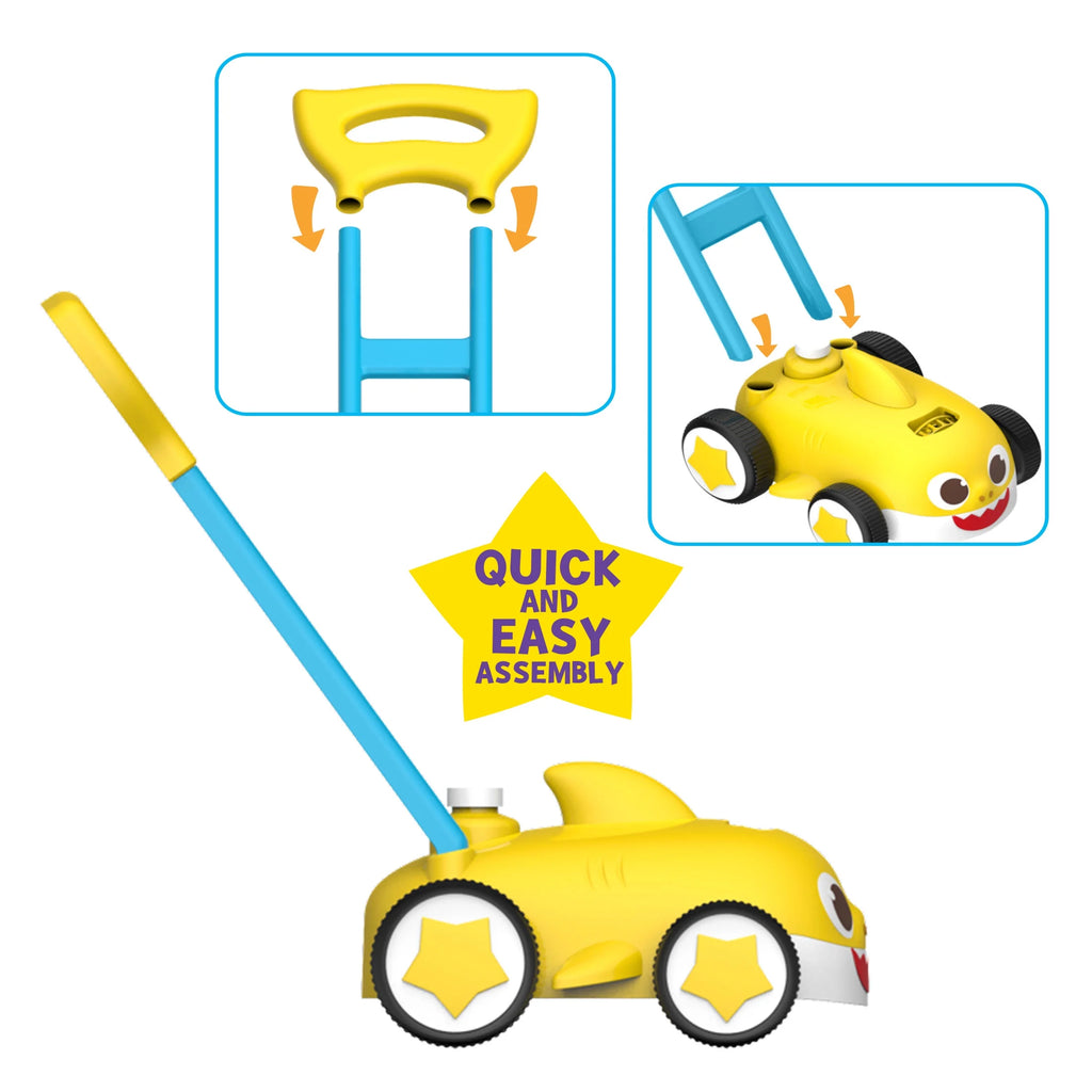 Kids Push Bubble Blower Lawn Mower V2899