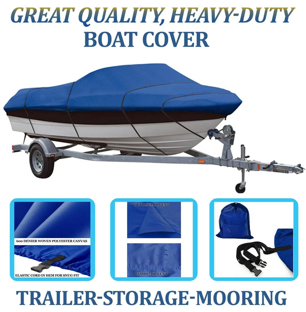 Boat Cover for Crestliner Sport Angler 1650 O/B 2005-2009 G9103