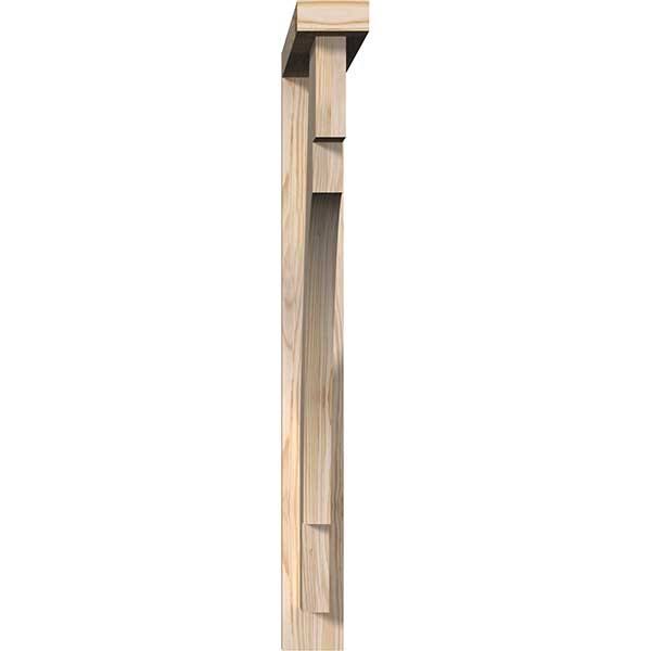 3 1/2x22W x 26x22D x 34x22H Douglas Fir Smooth Bracket C27656