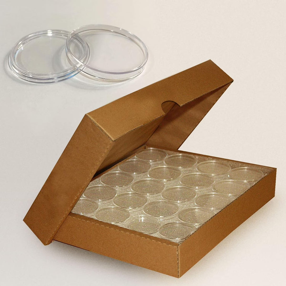 50 Quarter Direct-Fit Airtight 24Mm Coin Capsule Holder R180110
