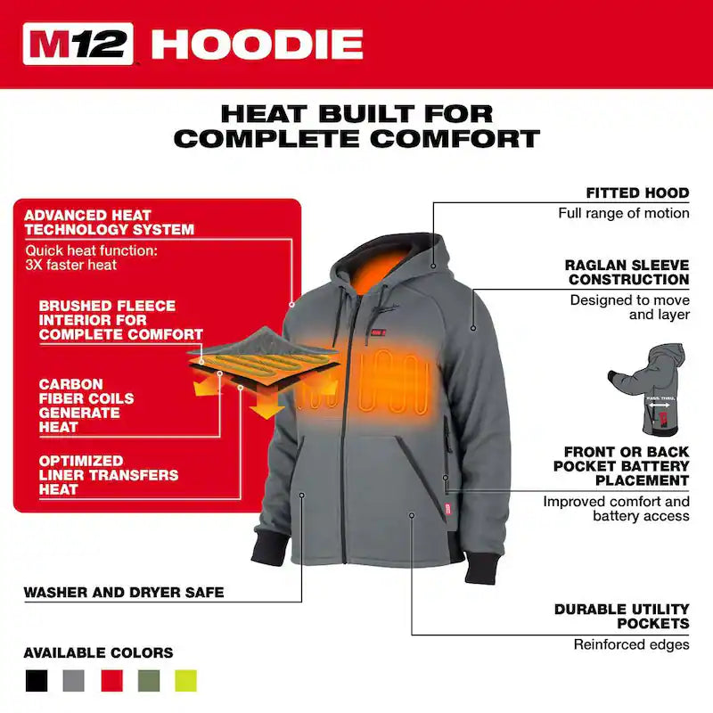 Men's Heated Jacket Hoodie N619