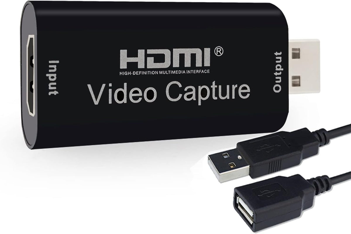 USB Video Capture Card 1080FHD HDMI Input Pack of 2 X89374