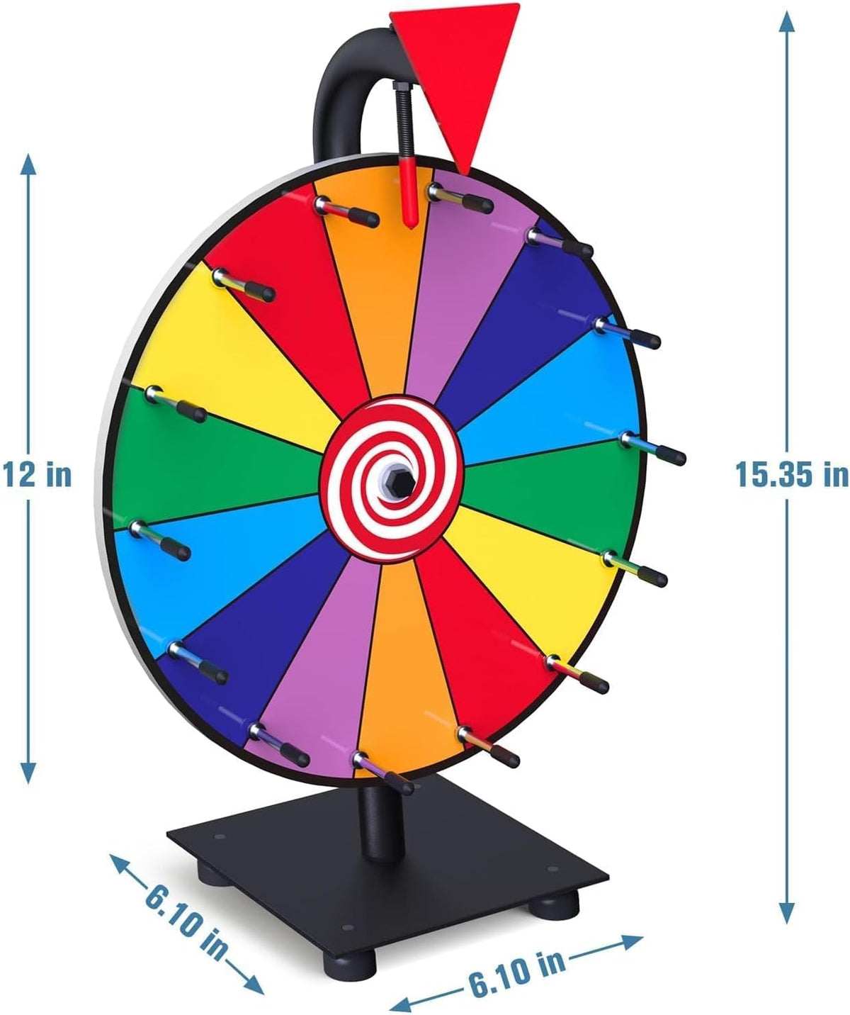 14 Slot Heavy Duty Spinning Prize Wheel with Base F167