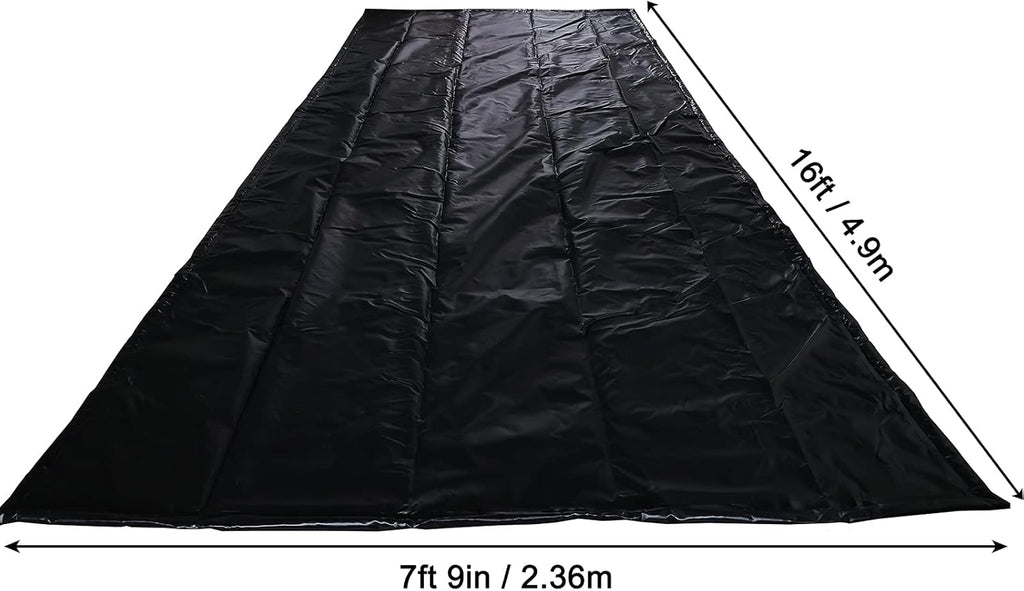 Black Garage Containment Mats 7'9'' X 16' G817164