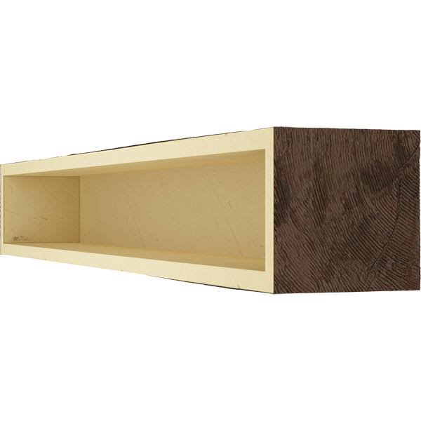 Pecky Cypress Faux Wood Fireplace Mantel E1038