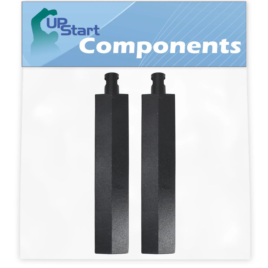 2-Pack Cast Iron BBQ Grill Tube Burner Replacement Parts 15 3/4" T2587