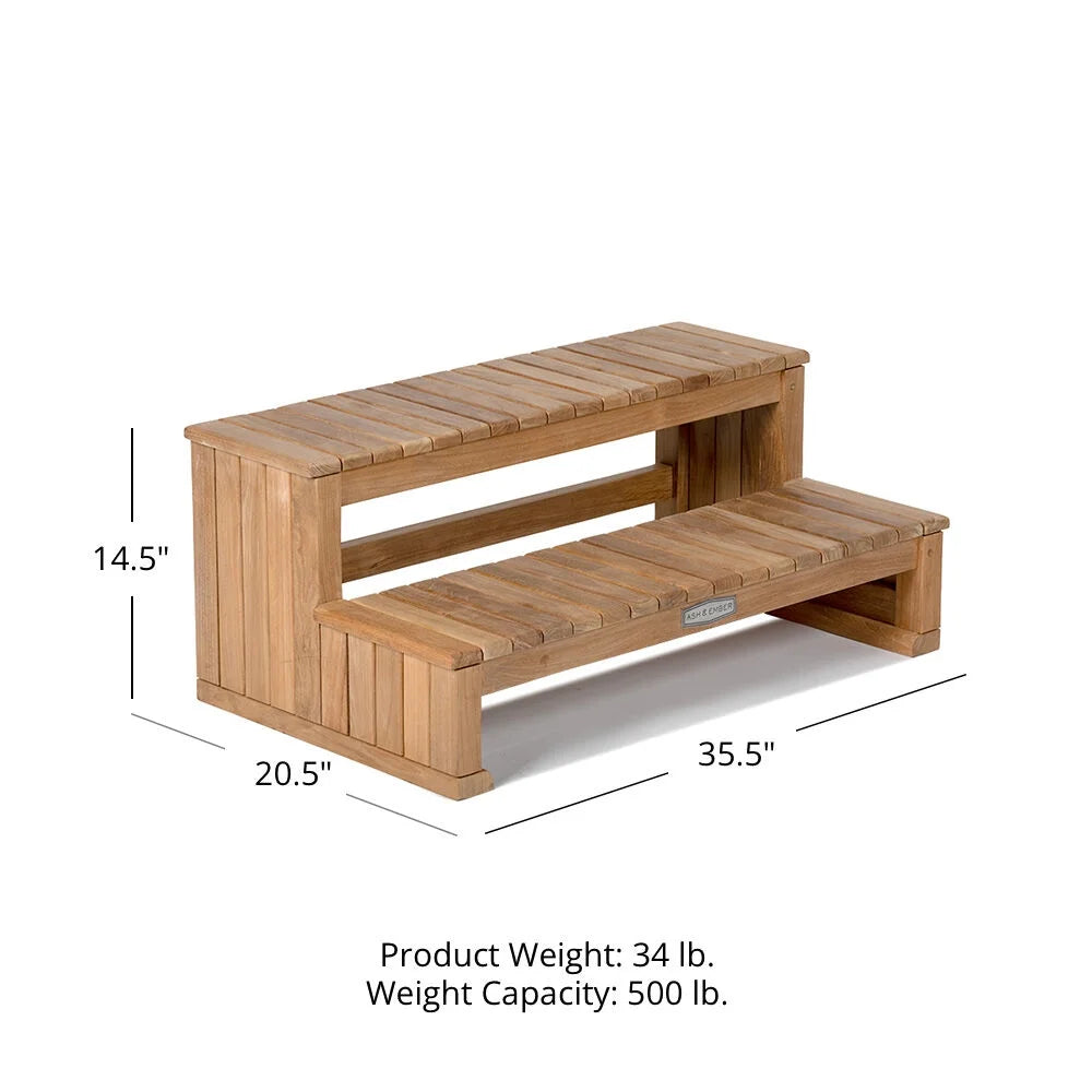 2-Tier Hot Tub Steps T2117