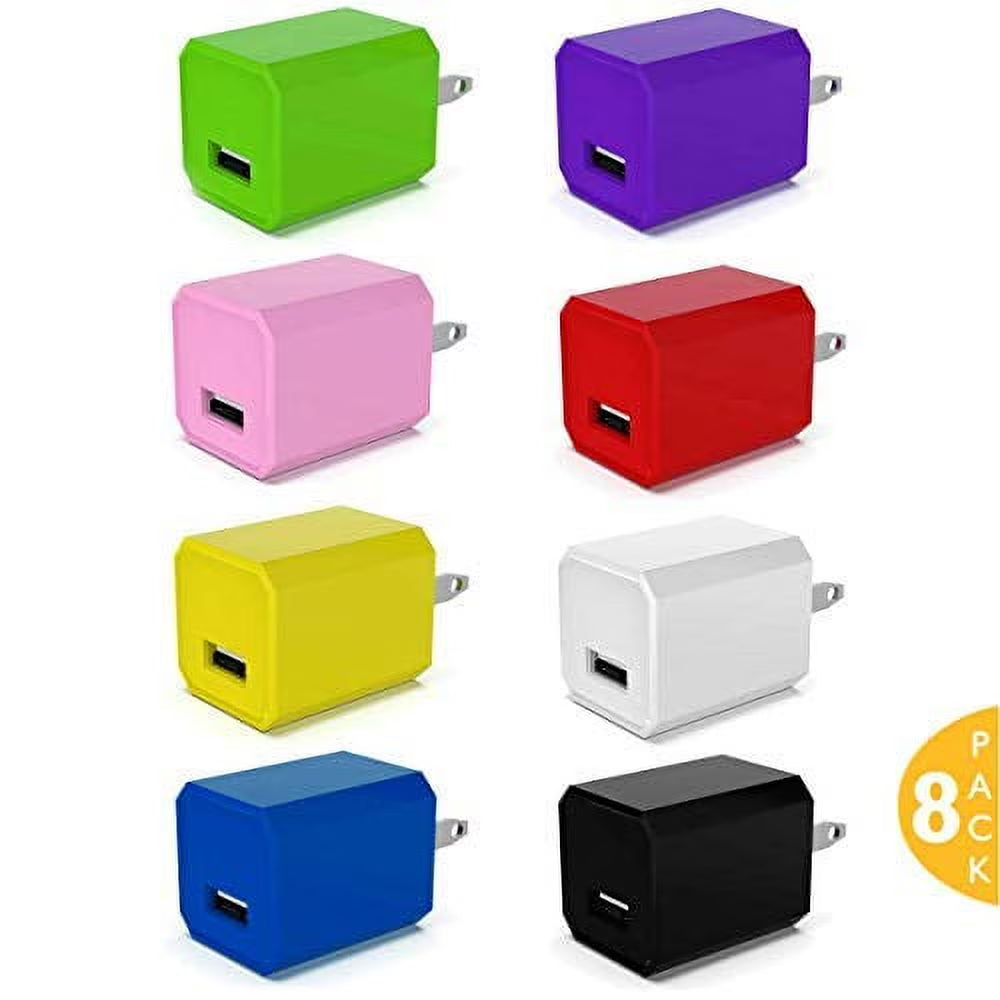 5V 1A 1-Port USB Wall Charger (8-Pack) K91559