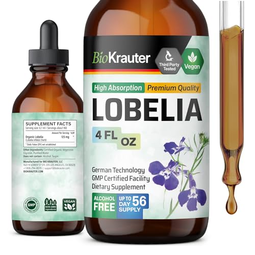Organic Lobelia Liquid Extract 4 Fl.Oz. Z297