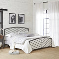 Gray Bronze Metal King Bed T52135