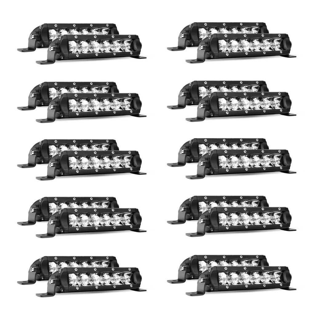 20 Pcs 7 Inch 30W LED Light Bar O42489