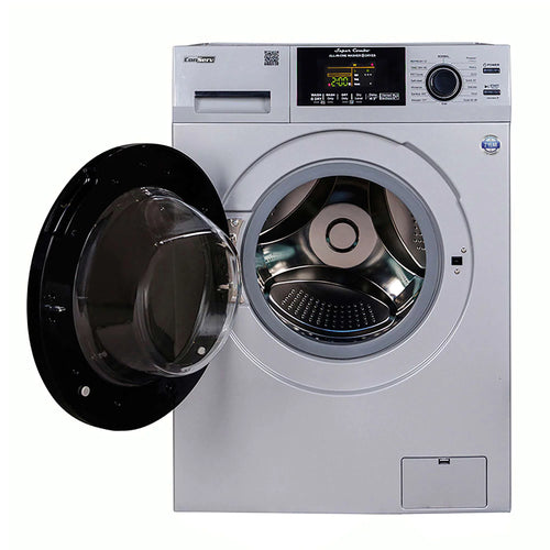 15 lbs Compact Washer Dryer Combo with Pet Cycle in White S68439