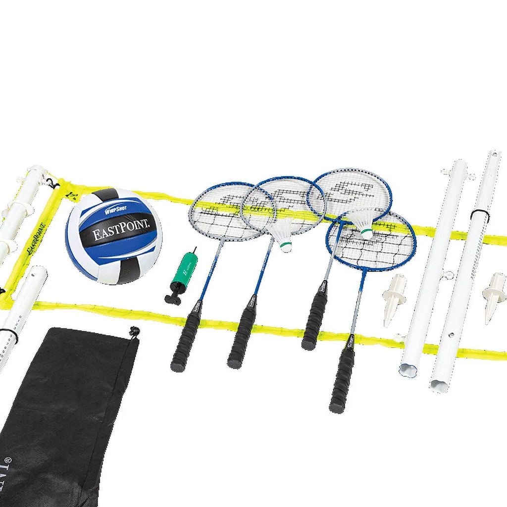 2-in-1 Volleyball and Badminton Net Set G95668
