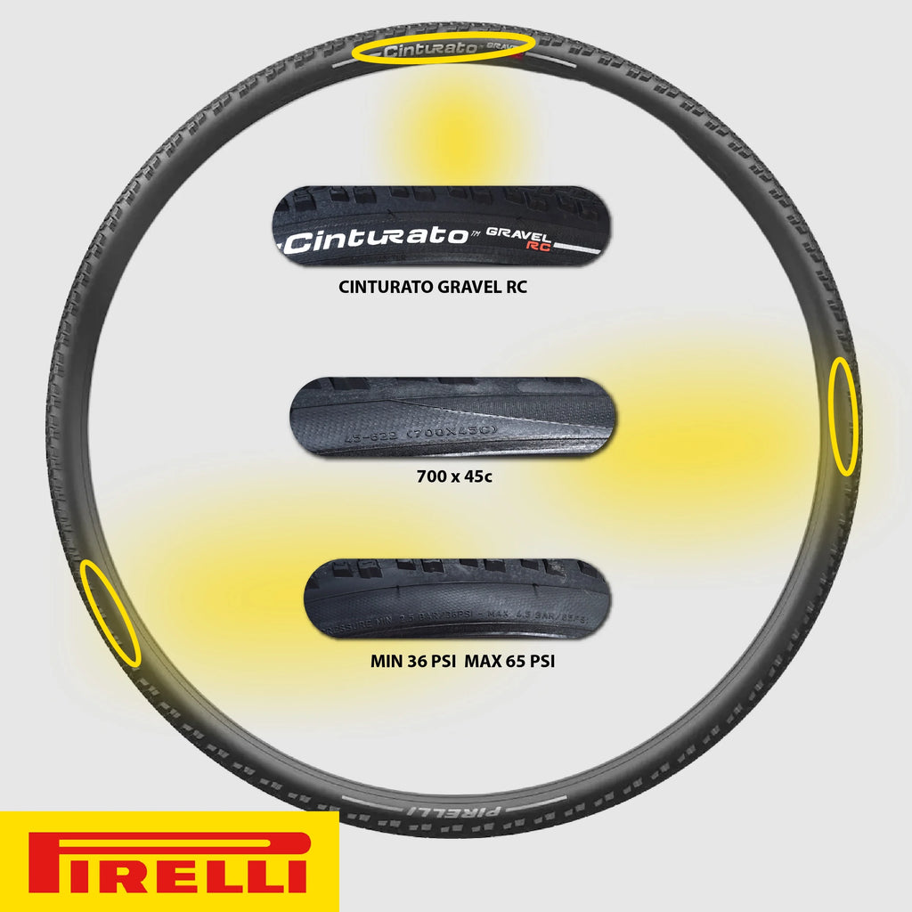 Gravel Bicycle Tire with SmarTUBE Presta 60mm J47695