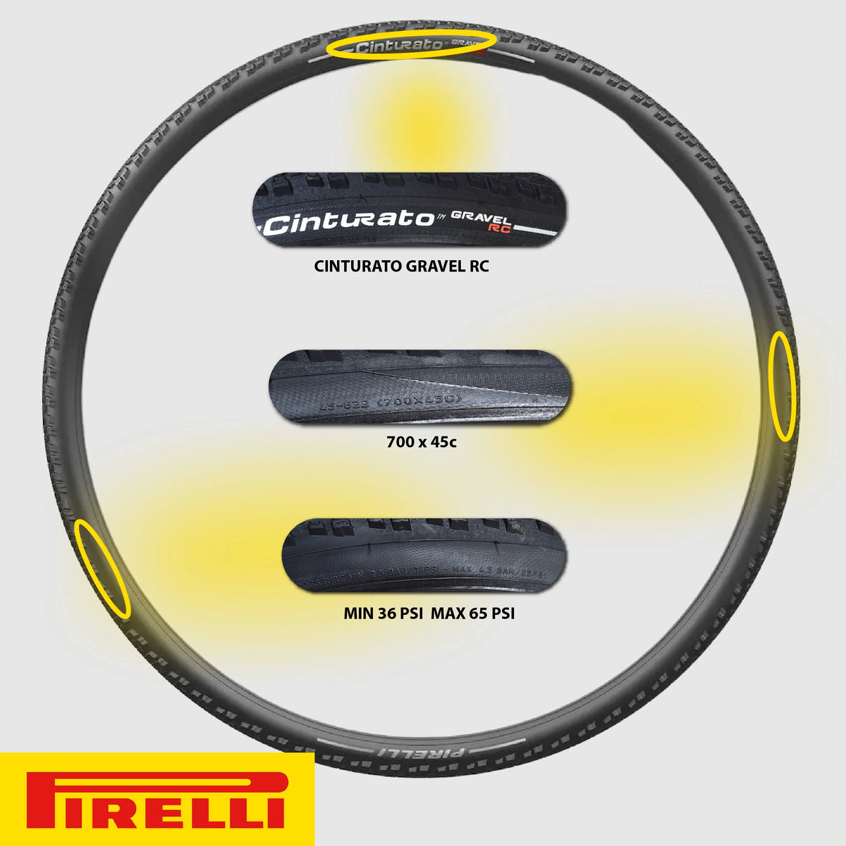 Gravel Bicycle Tire with SmarTUBE Presta 60mm J47695