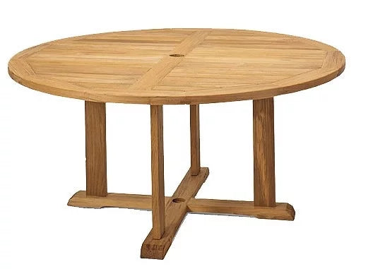 Grade-A Teak 7 Pc Dining Set with 6 Stacking Arm Chairs I33407