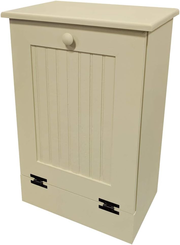 Solid Cottage White Tilt Out Trash Cabinet E92634