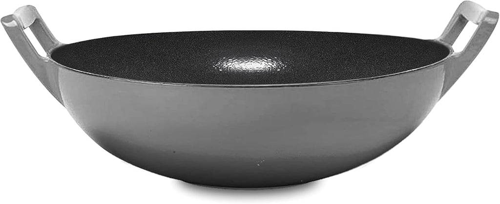 Pre-Seasoned Cast Iron Wok H28585