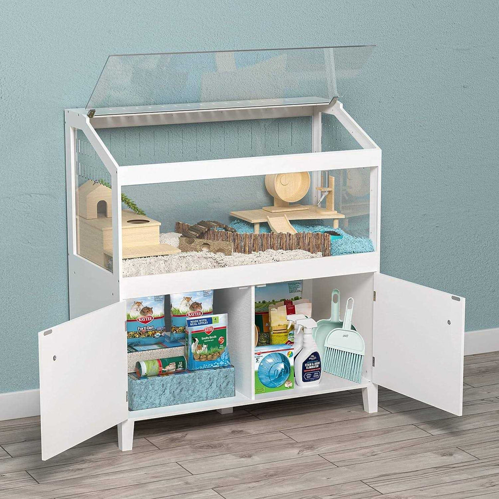 Hamster Cage with Storage Cabinet Y89926