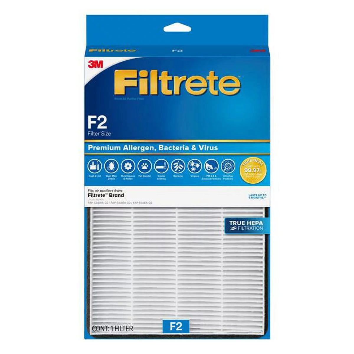 13 x 8.2 in. Rectangular HEPA Air Purifier Filter P326