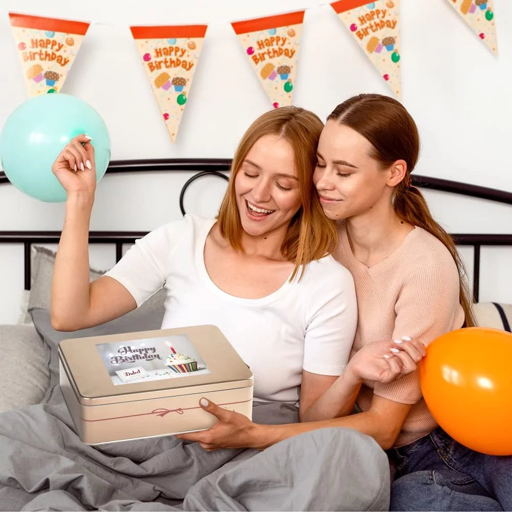Birthday Treats Tin Gift Basket K7503