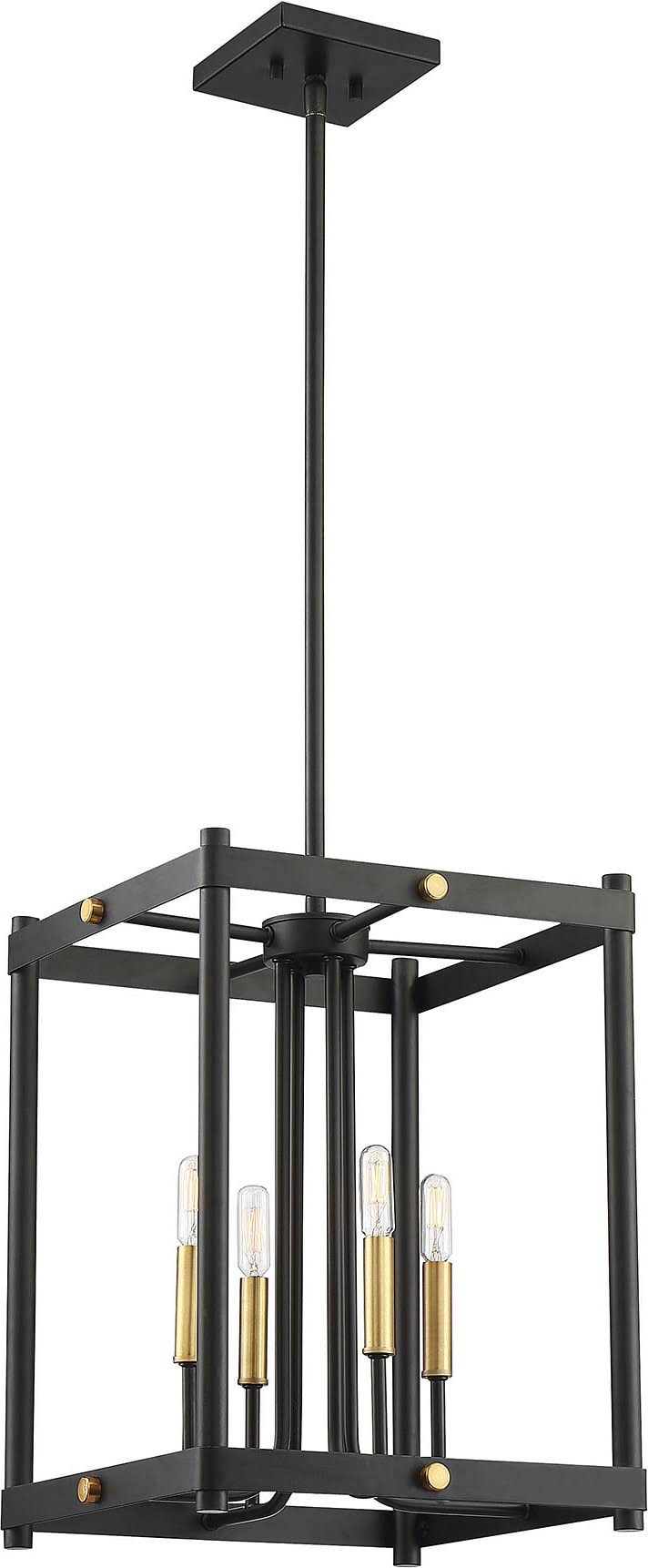 4 Light Foyer Vintage Black/Warm K9700