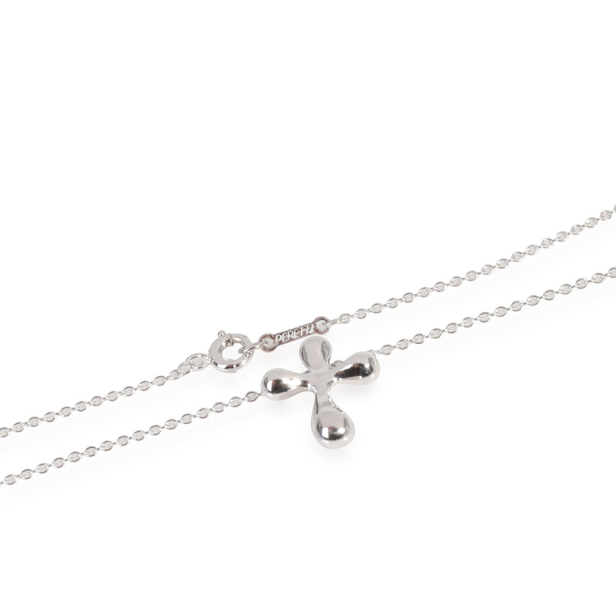Platinum Cross Pendant on a Chain W31632