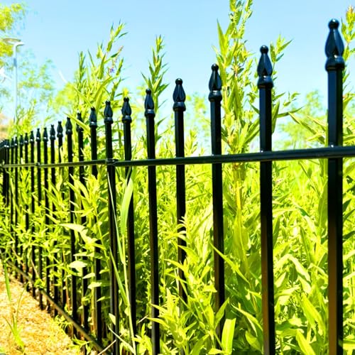 Metal Decorative Garden Fence 5 Panels O7951
