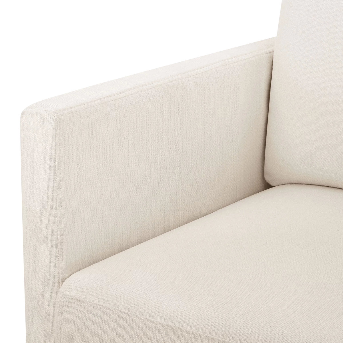 Cream Slipcover Swivel Chair K362