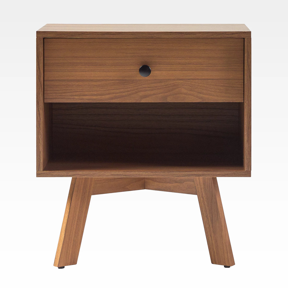 Mid-Century Modern 1-Drawer Nightstand Q88821